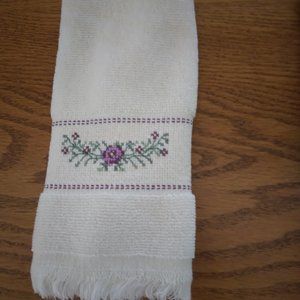 Hand Towel, Embroidered